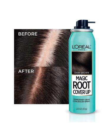 LOreal Paris Magic Root Cover Up Spray - Black Gray Concealer 2.01 Oz - Buy Online on GoSupps.com