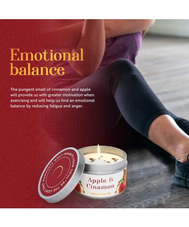 Chandelita Cinnamon Apple Fragrance Candle | Mind Stimulating Concentration Boost & Natural Aphrodisiac - Shop Internationally - Buy Online on GoSupps.com