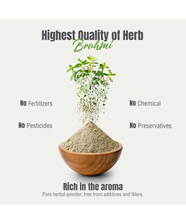 Herbsforever Brahmi Powder I 100% Pure Bacopa Monnieri I Natural Herbal Supplement Non-GMO Vegan Gluten-Free I Supports Wellness Premium Quality 230 GMS 230_GMS - Buy Online on GoSupps.com