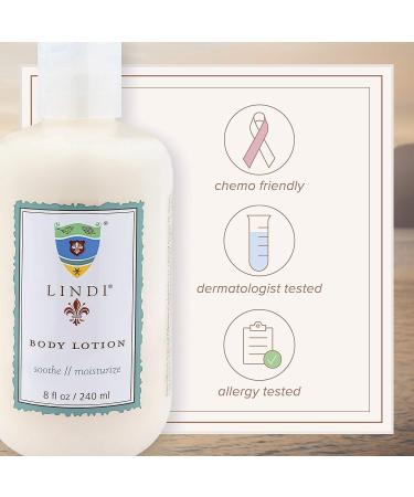 LINDI SKIN Sensitive Skin Body Lotion - Nourishing Antioxidant Formula for Cancer Patients - 8 fl oz - Buy Online on GoSupps.com