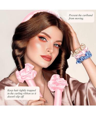 Heatless Curling Rod Headband - Leopard Print | IENIN No Heat Hair Rollers for Women | Overnight Hair Curlers with Scrunchies & Clips - Buy Online on GoSupps.com