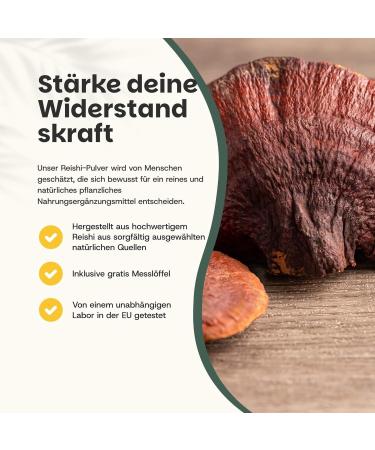 Cupplement Reishi Powder Organic 60 grams Mushroom Immune Powder Singlepack - Buy Online on GoSupps.com