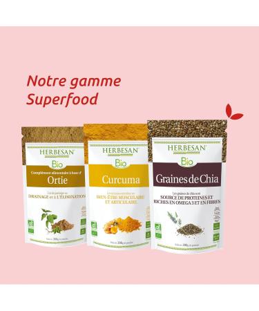 HERBESAN - ORGANIC GOJI BERRIES - the fruit of happiness and smiles - Vegan - Made in France - Resealable paper bag - Berries 200g - Buy Online on GoSupps.com