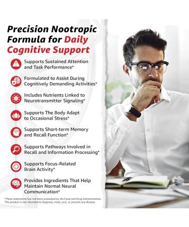 10X Health Focus Rhodiola Rosea - Brain Supplements for Memory and Focus - 60 Capsules Focus Supplement Memory Supplement for Brain Health with Ginkgo Biloba Huperzine A - Ginkgo Biloba Capsules - Buy Online on GoSupps.com
