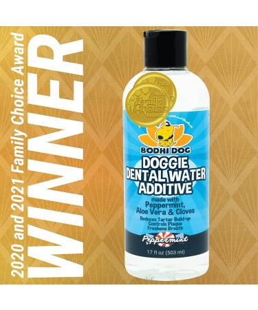 Bodhi Dog Peppermint Fresh Breath Dental Water Additive 17oz | For Dogs & Pets | Tartar & Plaque Remover | Healthy Gums & Teeth | Oral Care Cleaner - Buy Online on GoSupps.com