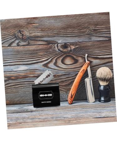 Minkissy 2-in-1 Razor Blade Storage Box - Safe Disposal & Recycling Container for Sharp Objects - Black 6.5x4.5x6cm - Buy Online on GoSupps.com