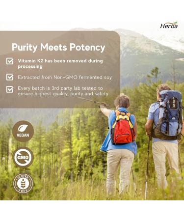 Herba Nattokinase Supplement 2000 FU 100mg 120 Delayed Release Capsules | Helps to Support Heart Health | Made in Canada - Buy Online on GoSupps.com