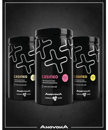 Anovona Casineo 8k Protein Powder - Strawberry Panna-Cotta | Highest Chemical Score 198 | Lab-Tested in Germany | International Shipping Available - Buy Online on GoSupps.com