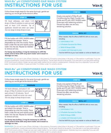 WaxRx Deluxe Ear Wash System - Buy Online on GoSupps.com