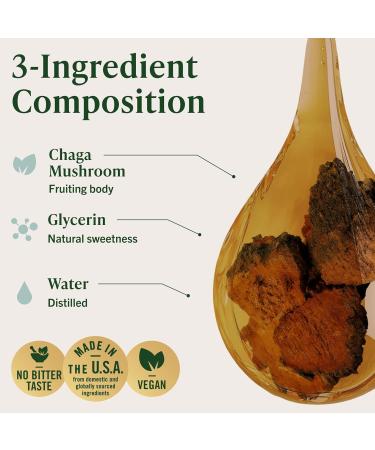 HERBAMAMA Chaga Mushroom Tincture - Vegan Immune Support & Defense with Chaga Mushroom Extract Drops - Non-GMO Alcohol & Sugar-Free Liquid Immunity Supplement 84-Day Supply 4 Fl Oz (Pack of 1) - Buy Online on GoSupps.com