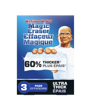Mr. Clean Magic Eraser Ultra Thick Multi Purpose Cleaner Magic Eraser Sponge Multi Surface Cleaner 3ct