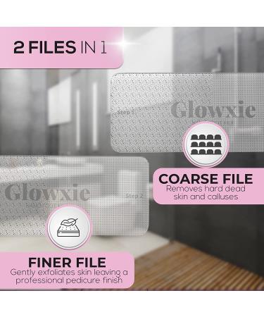 Hypoallergenic Glass Foot File - Dead Skin & Callus Remover | Gentle Exfoliation for Wet or Dry Skin - Buy Online on GoSupps.com