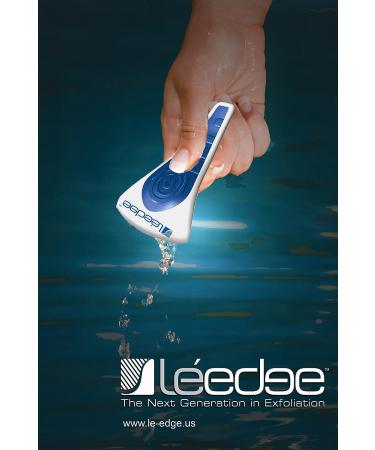 Le'edge Full Face and Body Exfoliator - Blue | Gentle Skin Scrubbing Tool - Buy Online on GoSupps.com