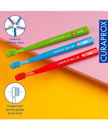 Curaprox Kids Toothbrush for 4+ Years - Ultra-Soft CUREN Bristles - Buy Online on GoSupps.com