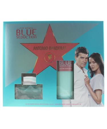 Antonio Banderas Blue Seduction for Women Gift Set 1.7oz (50ml) EDT + 3.4oz (100ml) Body Lotion