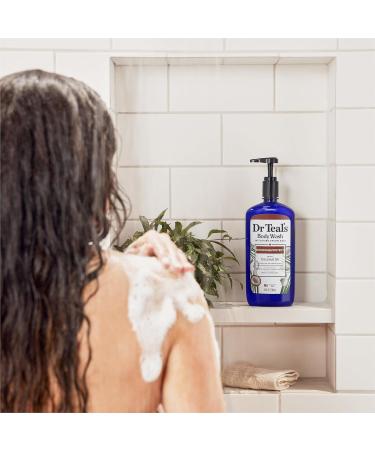 Dr Teal's Body Wash with Pure Epsom Salt with Coconut Oil 24 fl oz (Pack of 4) - Buy Online on GoSupps.com