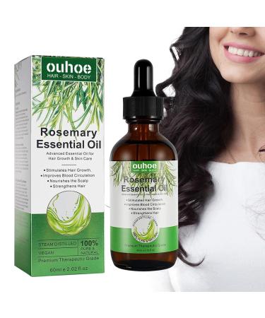 Rianpesn rosemary oil for hair |Care essence for dry hair 2.02 fl.OZ hair growth supplement deep conditioning repairing hair care product