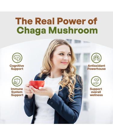 Go Nutra Chaga Mushroom Powder | Chaga Extract 10:1 | 30% Polysaccharides | Mushroom Supplement Superfood 8 oz. (226 Grams) 8 Ounce (Pack of 1) - Buy Online on GoSupps.com