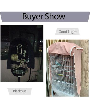 Bonaweite Blackout Birdcage Cover for Parrot Cage - Windproof & Light-Proof Pet Sleep Shade, Grey - Buy Online on GoSupps.com
