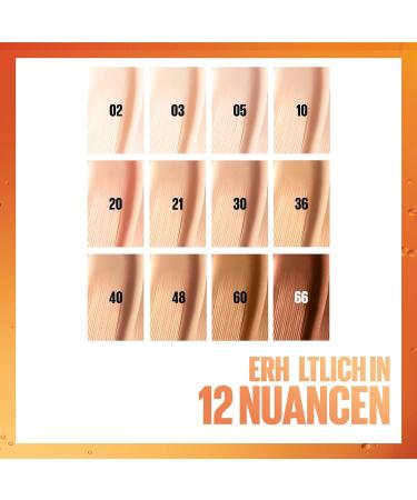 Maybelline New York Super Stay Skin Tint Foundation - Long-Lasting Vegan Formula with Vitamin C 30 ml (Light Beige No. 5) - International Shipping Available - Buy Online on GoSupps.com