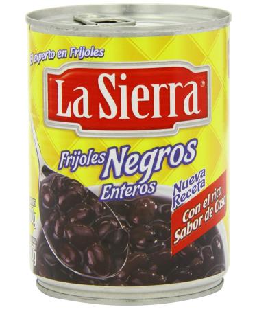 Whole Black Beans (Seasoned) 560g - Authentic Mexican Frijoles Negros Enteros LA SIERRA - International Shipping Available - Buy Online on GoSupps.com