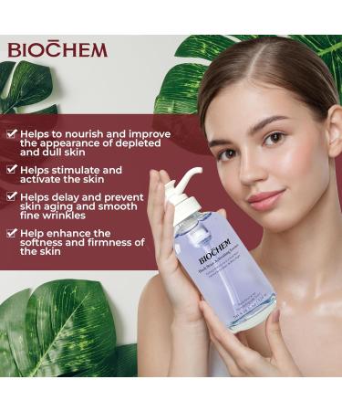 BIOCHEM Black Rose Activating Essence - Hydrating & Anti-Aging Facial Serum for Radiant Skin | 120ml Elixir - Buy Online on GoSupps.com