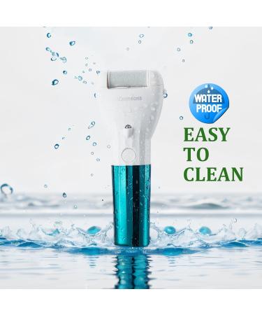 BarberBoss Electric Foot File Hard Skin Remover - Feet Hard Skin Remover Electric Foot Files for Hard Skin Premium Callus Remover for Feet Comprehensive Pedicure Set for Feet (Green/White) - Buy Online on GoSupps.com