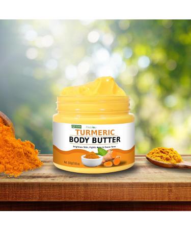 Natural Turmeric Face Cream & Whipped Body Butter - Brightening Lotion for Dark Spots Acne & Hyperpigmentation - Buy Online on GoSupps.com