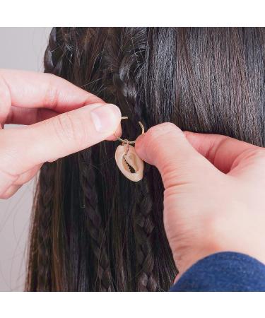 27Pcs Natural Colored Crystal Hair Jewelry for Braids - Metal Charms and Spirals for Women and Girls Hairstyles - Buy Online on GoSupps.com