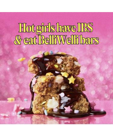BelliWelli Vegan Gluten-Free Fudge Brownie Snack Bar (8-Pack) | Low FODMAP Certified, Dairy Free, Gut Friendly, Probiotics | Guilt-Free Dessert for Breakfast - Buy Online on GoSupps.com