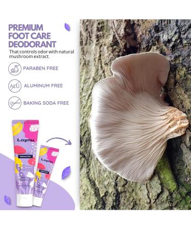 Foot Deodorant Cream for Long-Lasting Odor Control (Neutralizes Odor at the Source) (Hydrates Dry Cracked Feet) with Natural Mushroom Extract  - Buy Online on GoSupps.com