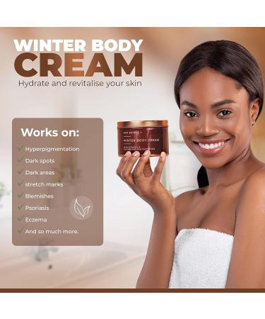 Ava Estell Winter Body Cream - Body Moisturiser for Women & Men - Moisturises Dry Skin 100% Natural Cream - Revitalises Skin with Shea Butter and Tea Tree Oil - Revitalising Cream 250ml - Buy Online on GoSupps.com