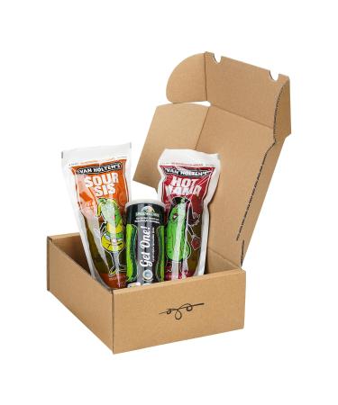 Gourmet Box: 800g Giant Pickled Cucumbers in 3 Delicious Variants - International Shipping Available - Buy Online on GoSupps.com