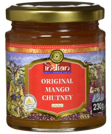 Truly Indian Mango Chutney Original Fruity-aromatic fruit paste as a dip or ready-made sauce for fast dishes Indian cooking with natural ingredients 230 g normal 230 g (1 Pack) - Buy Online on GoSupps.com