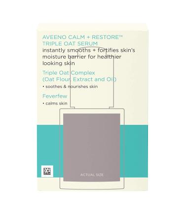 Aveeno Calm + Restore Triple Oat Serum for Sensitive Skin - 1 fl oz (30 ml) - Buy Online on GoSupps.com