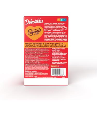 Hartz Delectables Squeeze Up Interactive Lickable Wet Cat Treats Flavour Variety 20 Pack - Buy Online on GoSupps.com
