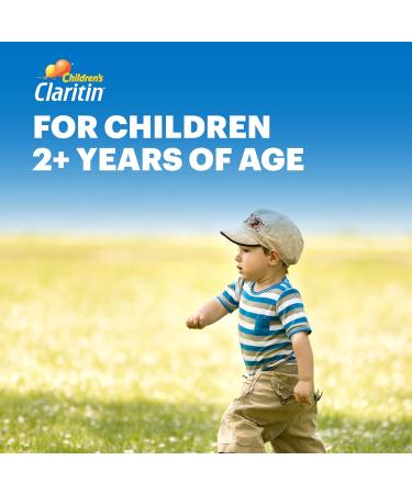 Children's Claritin Chewables 24 Hour Allergy Relief, Non Drowsy Kids Allergy Medicine, Grape Antihistamine Chewable Tablets, 60 Count - Buy Online on GoSupps.com