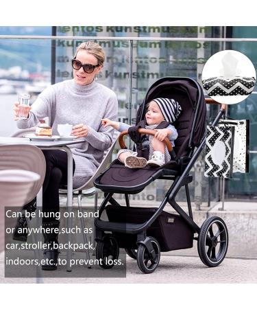 2 pcs Baby Wipes Dispenser Wet Wipes Bag for Babies Wet Wipe Box Reusable Wet Wipe Bag Wet Wipes Container for On the Go Home Office (Two colors) A-Geometric-2 - Buy Online on GoSupps.com