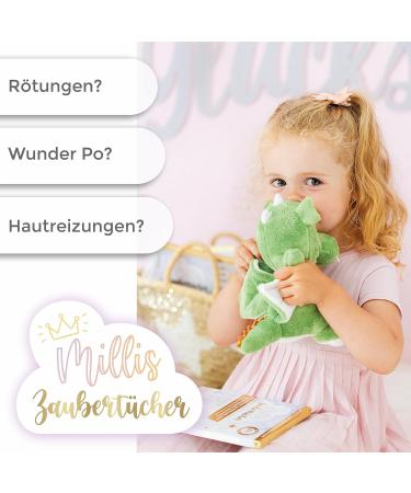 Millis Magic Towels 2 Pack - 25 Nourishing Diaper Inserts | Made in Germany | Gentle for Baby's Sensitive Skin | Eco-Friendly & Pollutant-Free | Perfect for Diaper Dermatitis - Buy Online on GoSupps.com