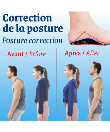 Orthopedic Gel Insoles for Flat Feet - EU Sizes 41-44 | Pain Relief for Heel Spur & Plantar Fasciitis | Unisex Comfort & Support - Buy Online on GoSupps.com