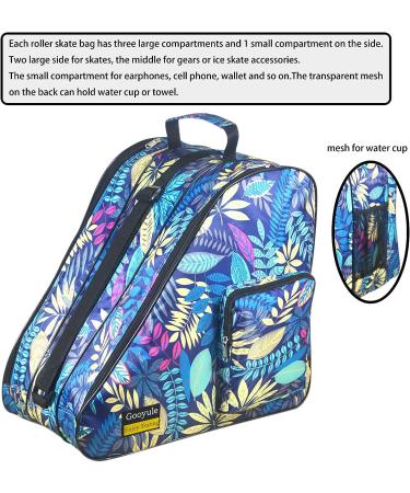 Large Capacity Roller Skate and Ice Skate Bag for Women, Men & Kids - Shoulder Strap, Top Handle, Side Pocket - Roller Skate Accessories for Inline and Quad Skates - Buy Online on GoSupps.com