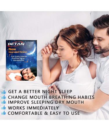 Adjustable Anti-Snoring Chin Strap for Men and Women - Stop Snoring Solution, Breathable Sleep Aid, Snore Reducing Device - One Size (Blue) - Buy Online on GoSupps.com