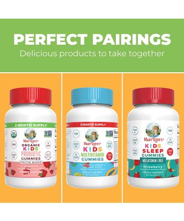 MaryRuth's Kids Fiber Gummies | 2 Months Supply | Prebiotic & Sugar-Free | Digestive Support | 3g Soluble Fiber | Ages 2+ | 60 Count - Buy Online on GoSupps.com