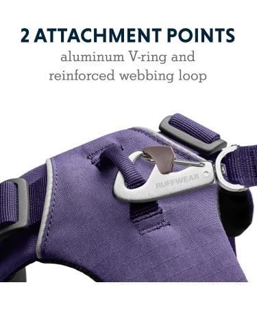 Luffwear Front Range Dog Harness - Reflective Padded Anti-Escape - Purple Sage - Large/X-Large - International Shipping Available - Buy Online on GoSupps.com