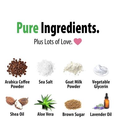 Deluxe Coffee Scrub | Natural Face & Body Exfoliator | Reduce Cellulite Stretch Marks & Acne | Premium Skin Care - Buy Online on GoSupps.com