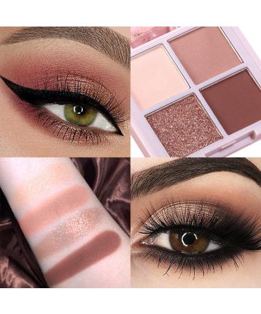  DALE YOU 4-shade eyeshadow palette with matte and shimmer finish long-lasting brown eyeshadow palette for women day and night looks (#2 26 g) - Buy Online on GoSupps.com