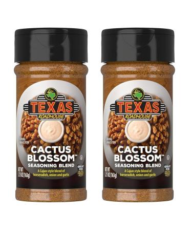Smiling Sweets Texas Roadhouse Seasonings Cactus Blossom Seasoning BLEND - Pack of 2 - 5.7 Oz.