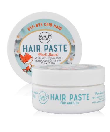 LANE & CO. Hair Paste - Plant-Based Styling Gel for Babies  Toddlers  Kids - Natural & Organic Formula  Safe & Non-Sticky  Tame Bed Head & Flyaway Hair  2oz