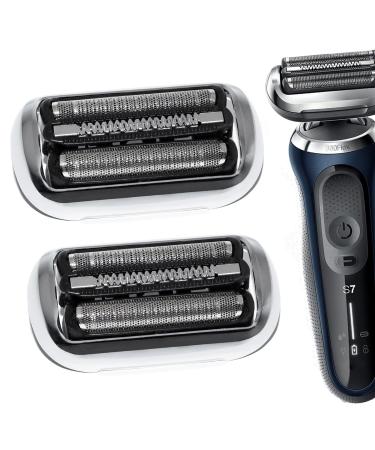 S7 73S 360 Replacement Head Foil & Cutters for Braun Series 7 New Gens Eletric Shavers Compatible with Braun 7020s 7025s 7027cs 7071cc 7075cc 7085cc etc. (2Pack) 73S 2Pack